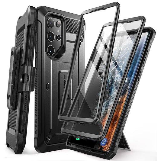 SUPCASE For Samsung Galaxy S22 Ultra Case + Belt-Clip Case with  Screen Protector